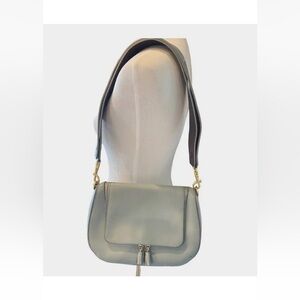 Womens Anya Hindmarch Satchel Bag Purse Vere Soft Fold Over Inner Slots RARE